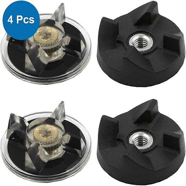 2 par kopplingbaser och blad för 250W 600W 900W blad växellåda mixer juicepress tillbehör