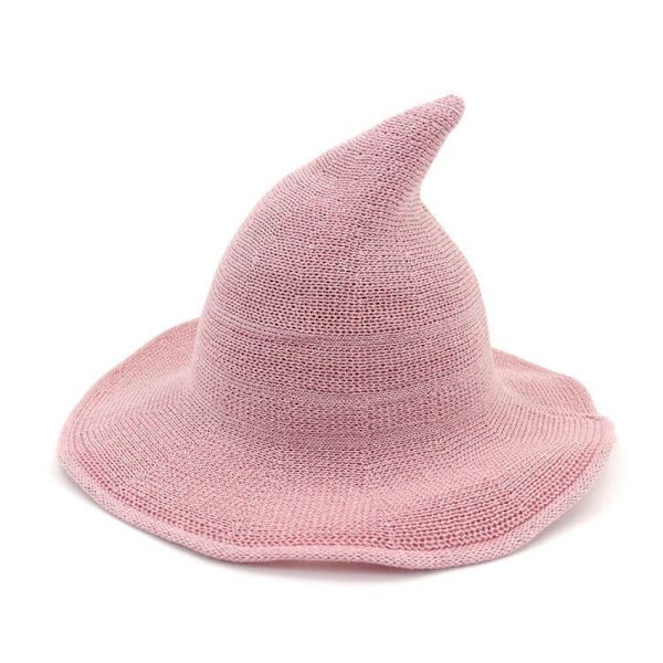Modern ull Jul fest häxhatt vinter varm hatt Pink