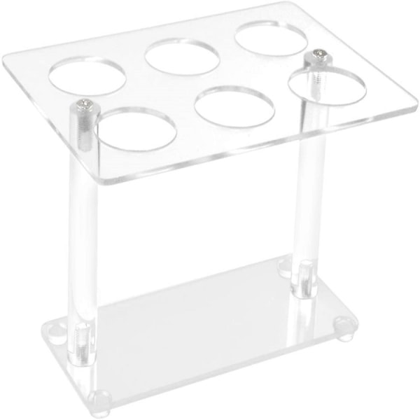 6-håls transparent akrylkonstativ tårtkonstativ ic