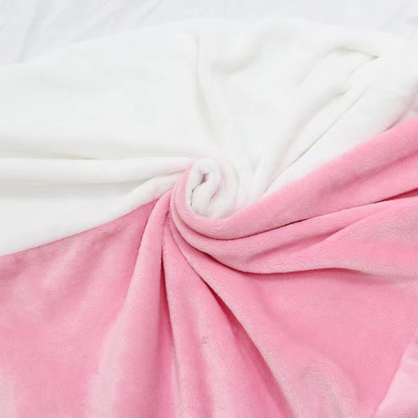 Hajtäcke för Vuxna - Bärbar Hajtäcke Super Mjukt Mysigt Flanell H pink 140cm