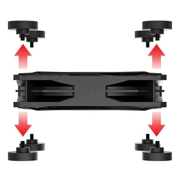 USB-fläkt 5V Liten Mini Justerbar Hastighet