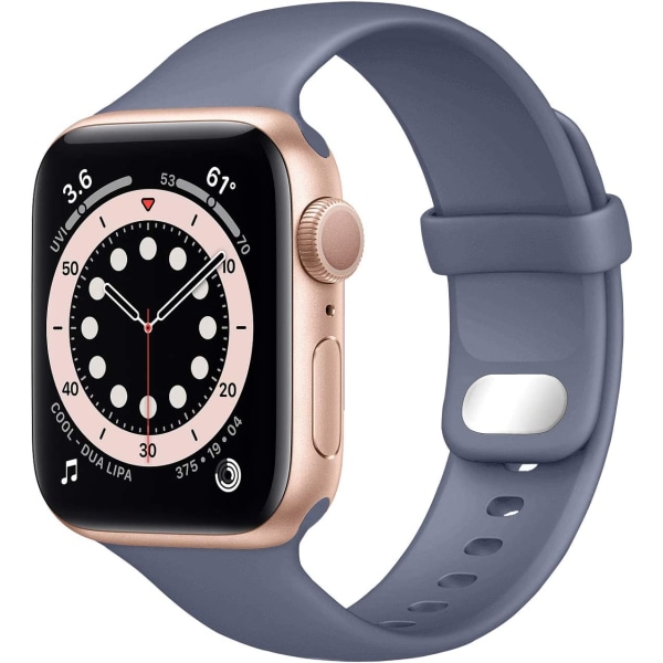 Kompatibel med Apple Watch -remmar 42mm 44mm 65mm Lavendelgrå 42/44/45 mm