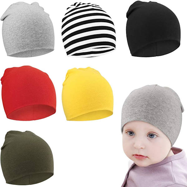 Baby Beanie Nyfödd Småbarn Mjuk Söt Stickad Hatt Sjukhushattar för STYLE1