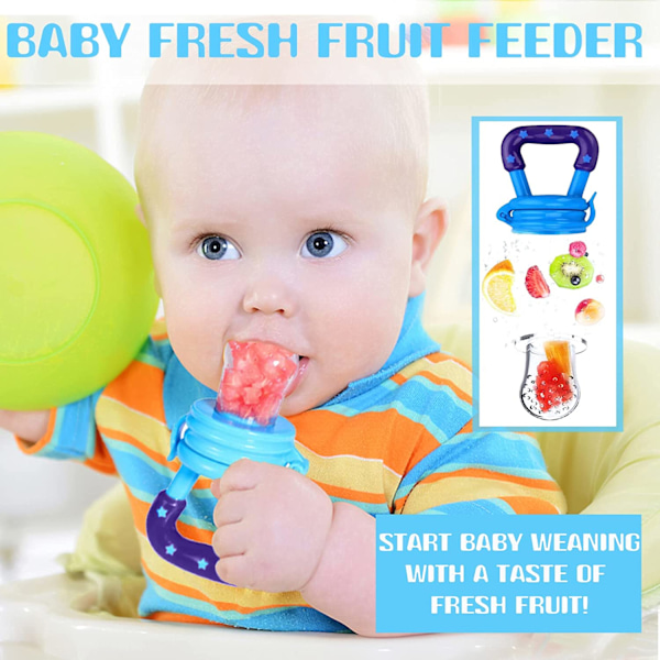 Napp Sugg- och Fruktmatare för Spädbarn, Avvänjningsnappar Set Si
