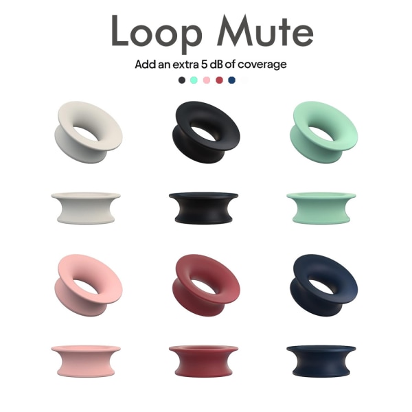 12PCS öronproppar för Loop Engage, Mute Earplugs för Loop Experience, Ear Plug Switch Pink