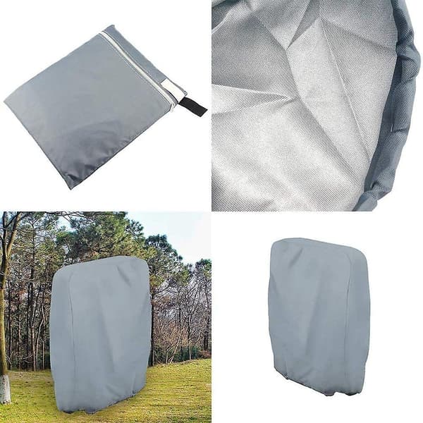 Fällbart Solstolsöverdrag Fällbart Solstolsöverdrag, Vattentätt Fällbart Solstolsöverdrag (Storlek: 71 Cm Lx34 Cm Bx110 Cm H Grå)