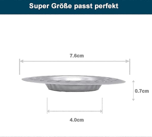 Set med 3 diskbänksilar i rostfritt stål