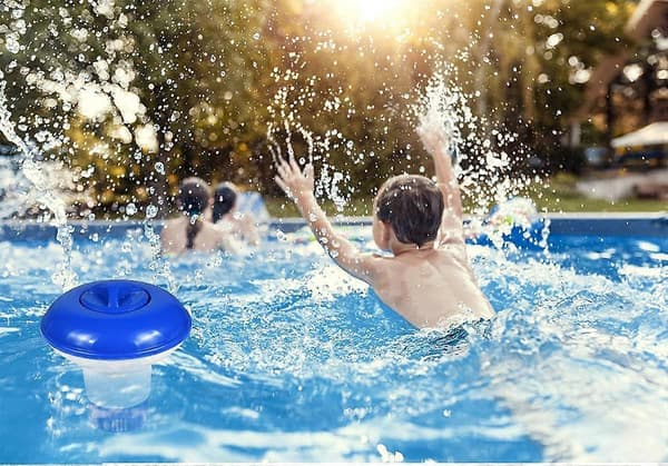 Klordispenser, Flytande Pool Doserare, Klor Pool Flytare för Klortabletter