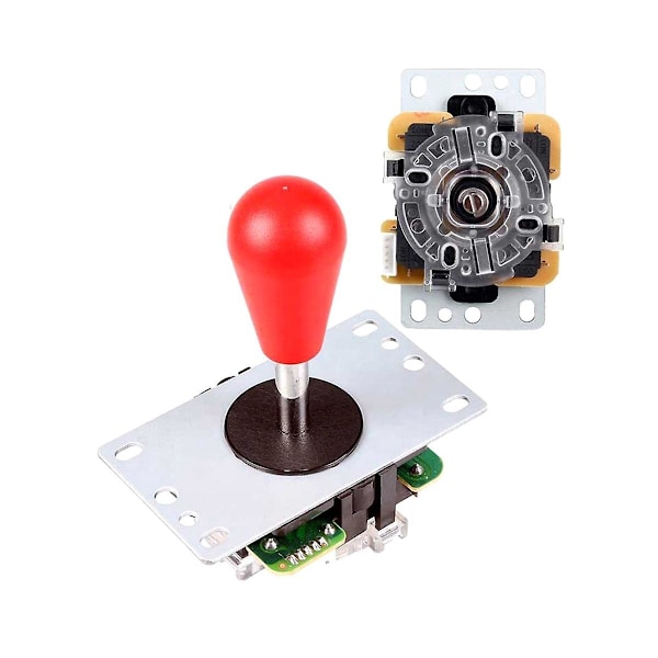 Arcade Joystick DIY-kit med Nollfördröjning USB-styrenhet för PC, Oval Boll J