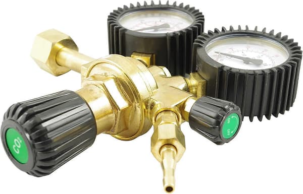 Tryckreducerare Argon/CO2 inert gas tryckregulator för MIG/MAG svetsenhet