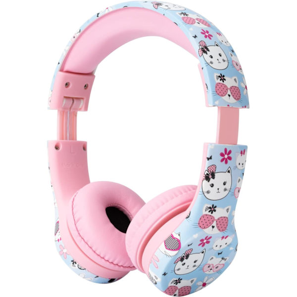 Snug Play+ Barnhörlurar med volymbegränsning för småbarn (pojkar/flickor Cats