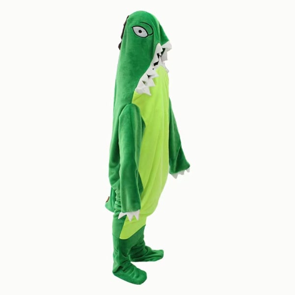 Hajtäcke för Vuxna - Bärbar Hajtäcke Super Mjukt Mysigt Flanell H green 210cm