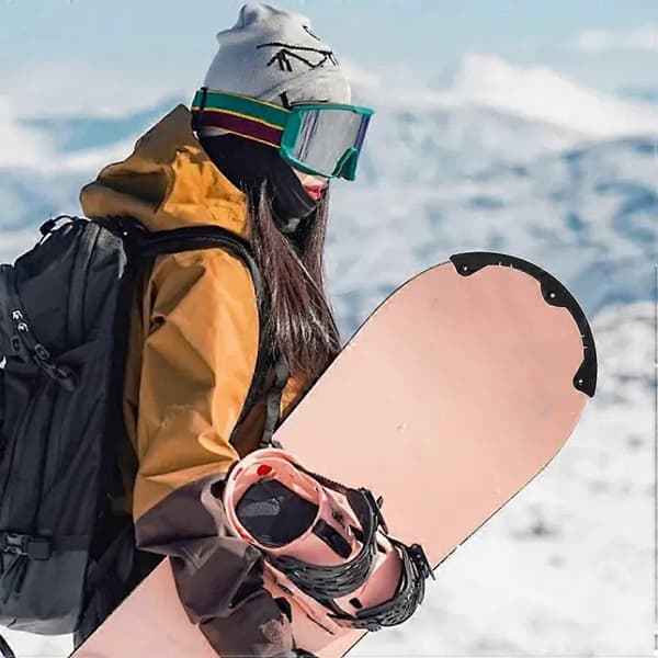 1 Set Snowboard Deck Bumper Guard Skidkantskydd Skateboard Deck Guard Protector Snowboard Bumper Strip Skidbräda Guard Protector