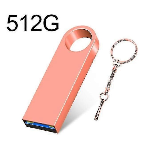 Super USB 3.0 2TB Metall USB-sticka 1TB Cle USB-minnen 512G USB-sticka Hög hastighet fri leverans 512G