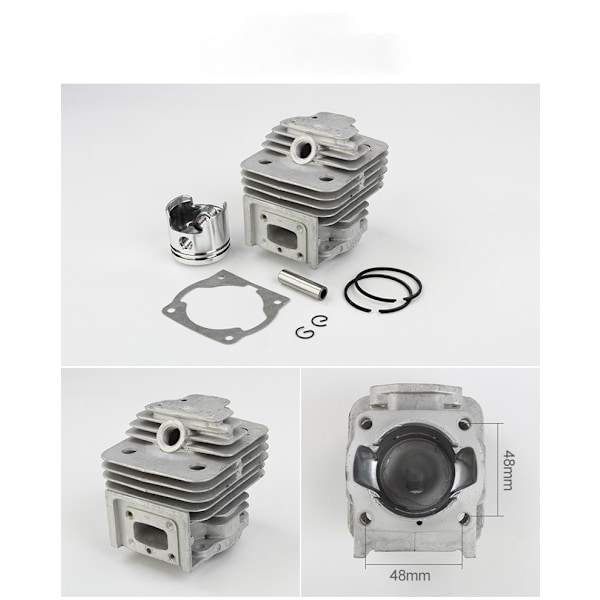 Mähzylinder 40-5 44-5 G45 40-6 Mähzylinder Liner Kolbenring Zube 44x5 cylinder