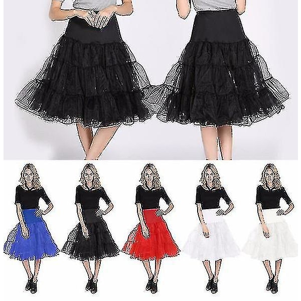 26" retro underkjol/50s Swing Vintage underkjol/rockabilly Tutu/fancy Rose L-XXL 16-22