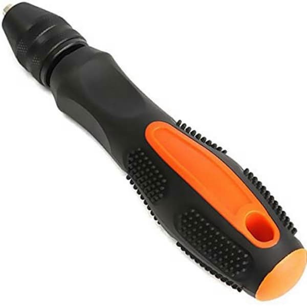 0,5-8 mm Mini Handborr med Nyckellös Chuck Stift Skruvstäd Modell Handborr