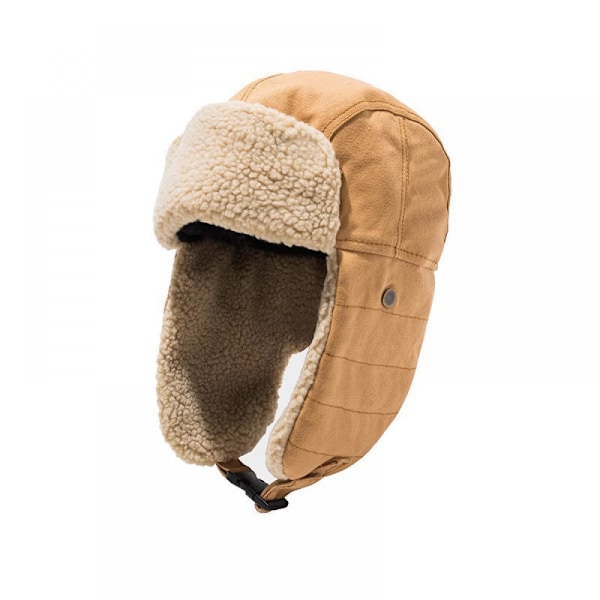 Toppluva Unisex Lei Feng Hatt Män Kvinnor Höst Vinter Plysch Vindtät Jul