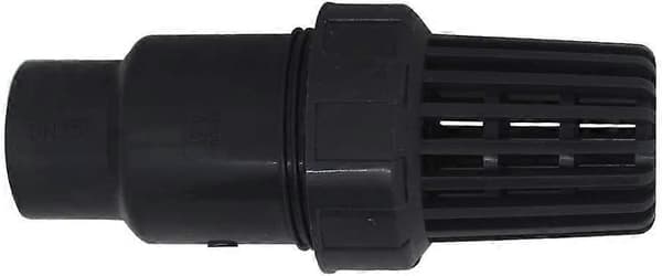 Fotventil backventil med kulsug, 25 32 40mm silventil, pvc-pump (innerdiameter 40mm)