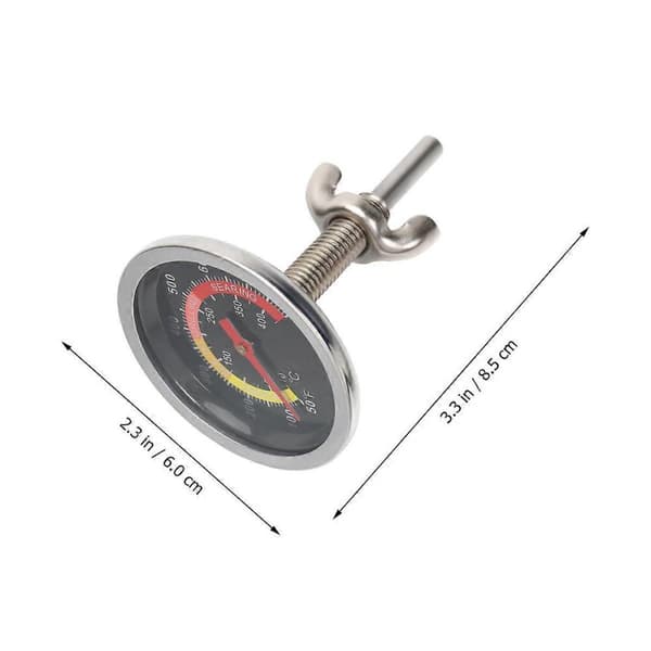 Grilltermometer Svart Grill Ugnstermometer för Grillning 3 st