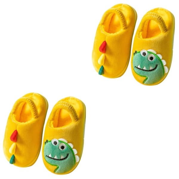 Barntofflor Dinosaurietofflor Vintertofflor för Småbarn