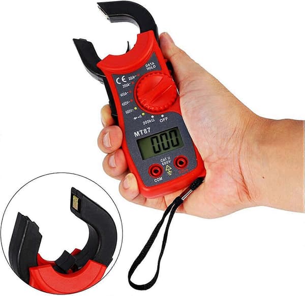 Digital AC DC Strömtång Multimeter Hög Noggrannhet Resistansmätare