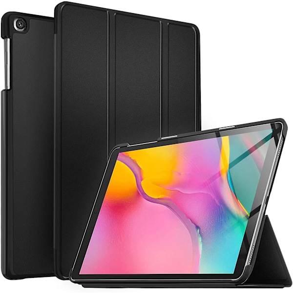 Skyddande fodral för Samsung Galaxy Tab A 10.1 T510 / T515, Ultratunt PU-läder med stativfunktion