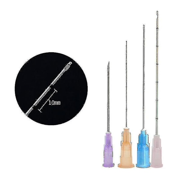 20 st/påse Hypodermisk 19g 23g 25g 27g 50mm Kanyl Mikro Trubbig Spets Kanyl Med Filter BC 18G 50mm 20PCS