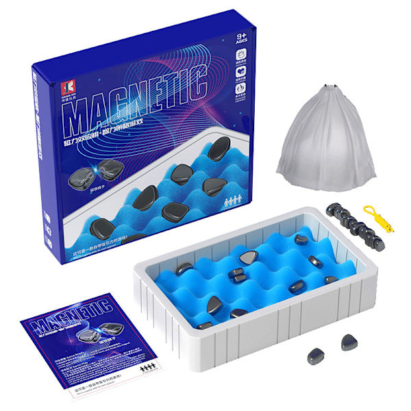 Magnetiskt Schackspel - Pusselspel, Plast, Interaktivt Brädspel, Jul