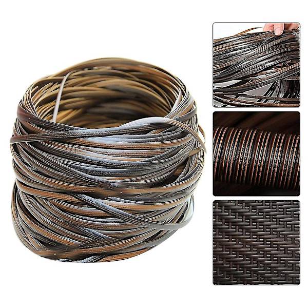 32m Reparationskit för Utemöbler i Högstyrka Plast Rattan Fläta Brown