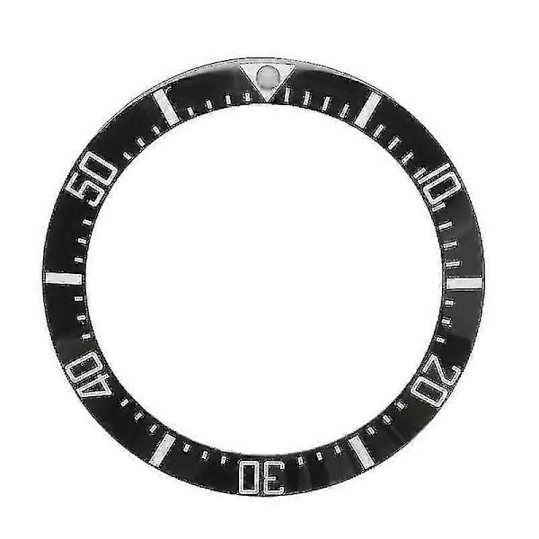 Whitegreen Klockurtavla Keramisk Infattning Submariner Automatisk Ersättningsdelar
