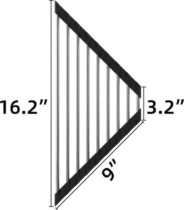 Triangulärt Diskställ Rullbart Diskställ Kök Diskställ Rostfritt Stål Diskbänk Torkställ, Multifunktionellt Vikbart Diskställ, Svart (tria