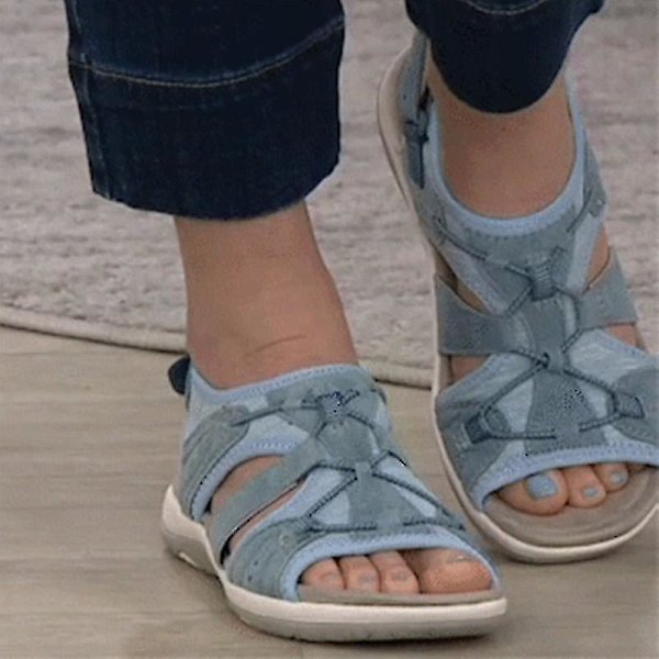 Ultra Komfort Sandaler för Kvinnor Sommar Strandskor Med Fotvalvsstöd White 37