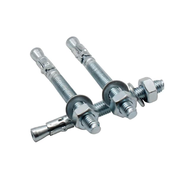 Expanderbultar, 10 Stycken M10/ 10mm Galvaniserade Kraftiga Expanderbultar, Galvaniserade Metallankare, för Balustrader, Gardinväggar, Balkar, Ämnen, Fästen