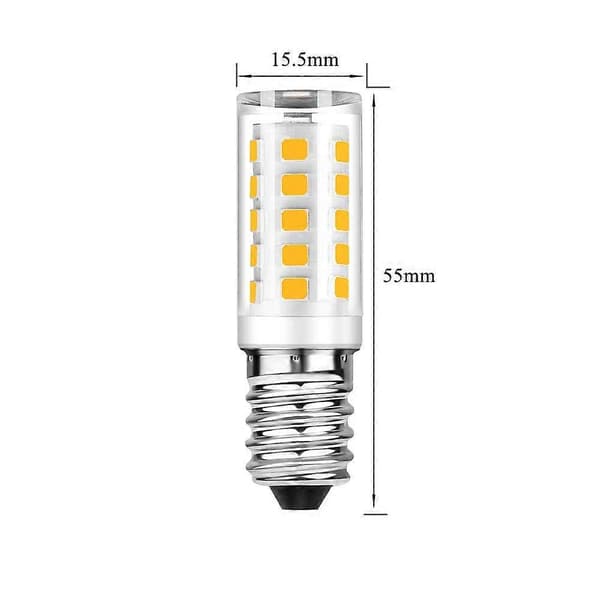 10-pack E14 LED-lampor - Kallvitt 6000K - 5W motsvarande 50W 500LM glödlampa - Ej dimbar