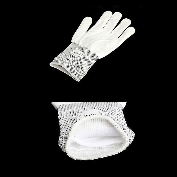 Blinkande Handskar Glow 7 Lägen Led Rave Ljus Fingerbelysning Vante Svart