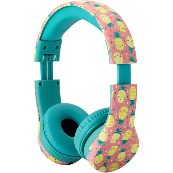 Snug Play+ Barnhörlurar med volymbegränsning för småbarn (pojkar/flickor Pineapples