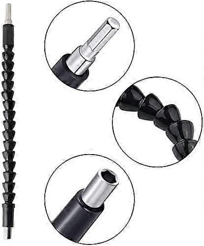 Flexibla drivbitar, Universal 300mm Flexibel Skruvmejsel Förlängningsbitar (2-pack)