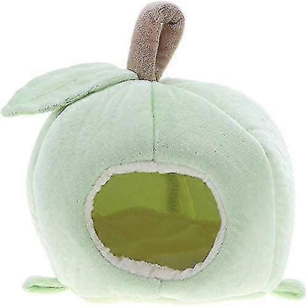 Litet Djur Marsvin Hamster Säng Hus Bo Fruktformad Ekorre Igelkott Kanin Chinchilla Råtta Grön1st)