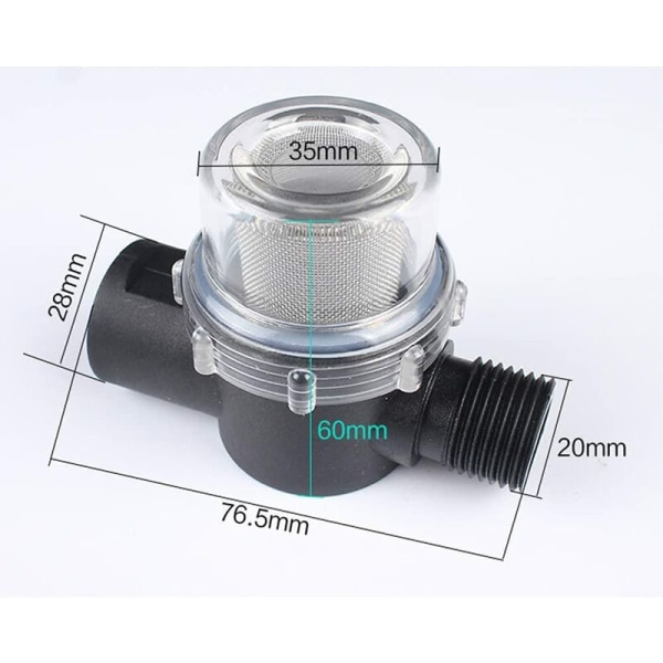 Inline Mesh Filter, Vattenpump Sil Waterway Modification Acc