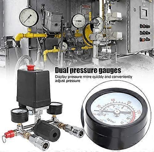 Luftkompressor Tryckventil Enhet Tryckkontroll Strömställarventil Grenrörsregulator