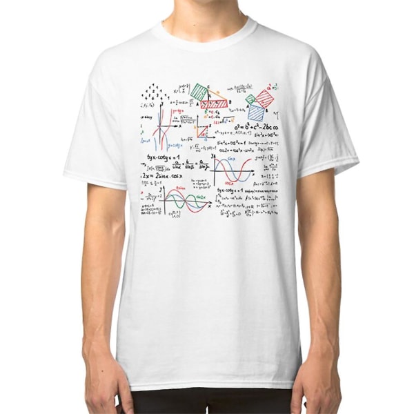 Matematik formler siffror T-shirt XL
