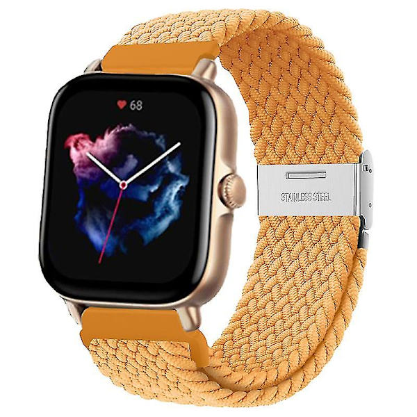 Armband för Amazfit Gts/2/2e/3/gts2 Mini/gtr/3/3pro/gtr2/47mm/stratos/u 2 Maize 20mm watch band