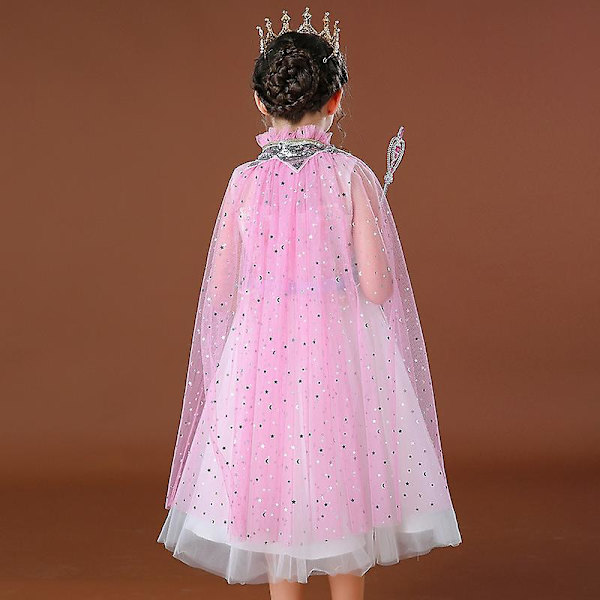 7-delars Prinsessdräkt för flickor, Prinsessakapset med Pink