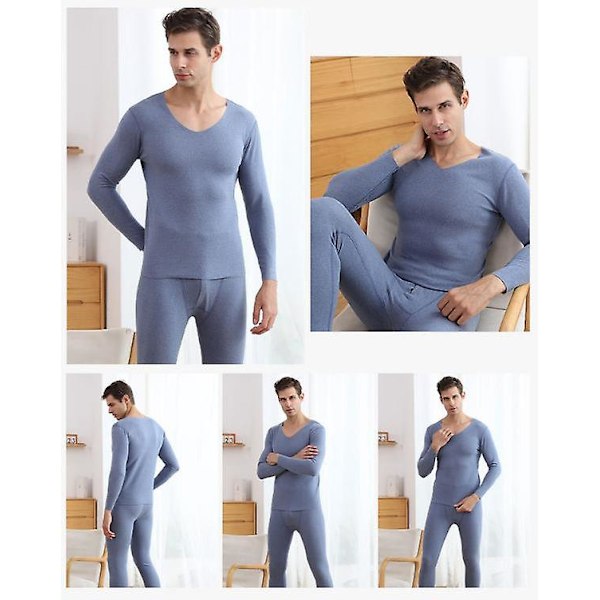 Set för thermal underkläder för vuxna blue Men M