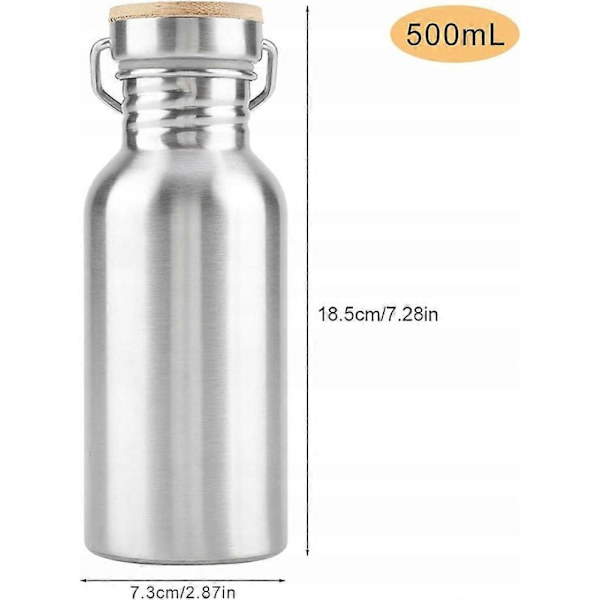 Termosflaska Mugg Termos Vattenflaska 500ml
