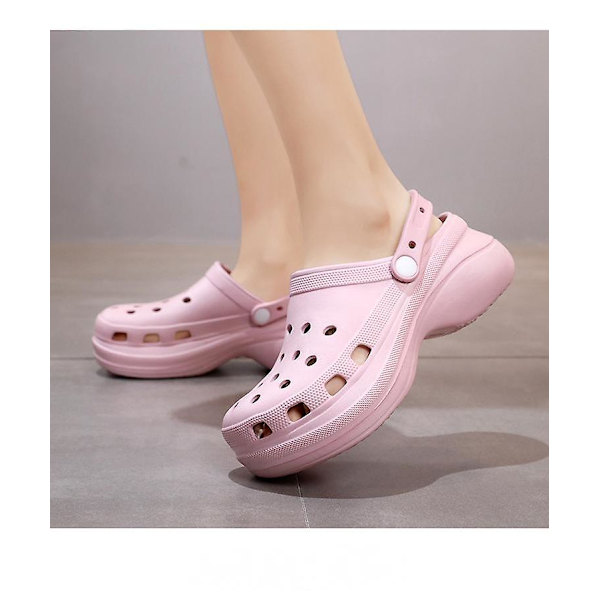 Kvinnors Klassiska Platform Clog pink 36