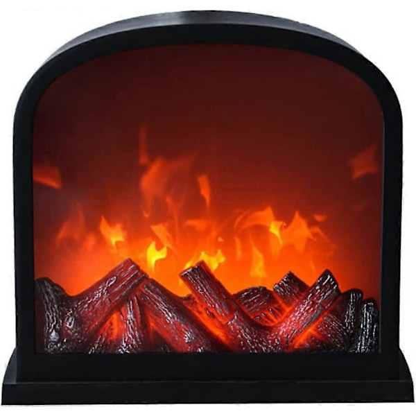 USB Flamlös Eldstadslampa