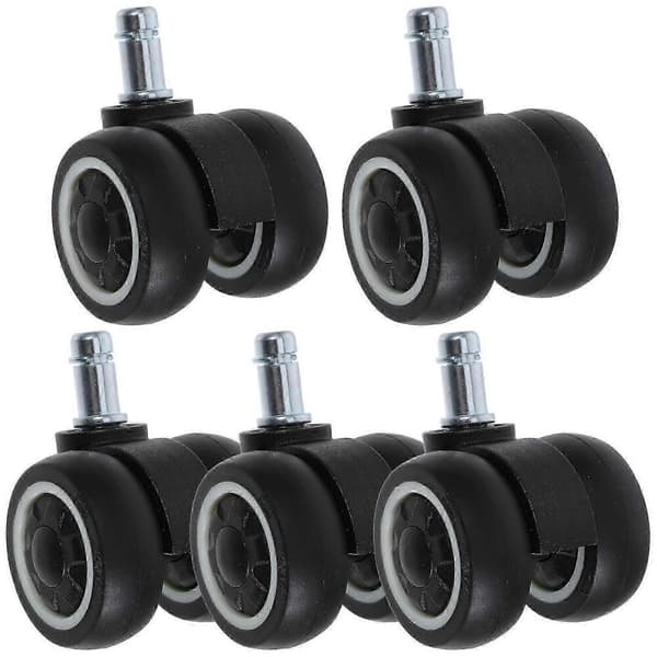 Kraftiga Kontorsstols Hjul Tyst Drift För Kakel 5-pack