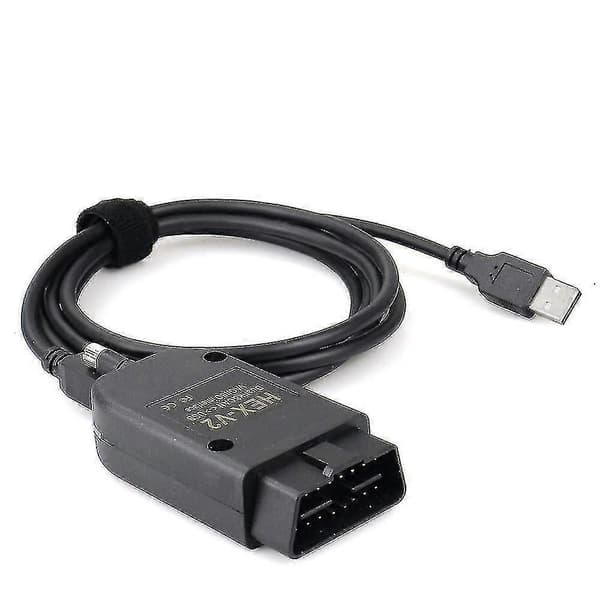 2024 HEX V2 VCDS USB diagnostikgränssnitt och gratis telefonsupport